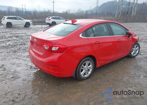 2017 Chevrolet Cruze Lt Auto из США, поврежденный, VIN 1G1BE5SM2H7274268